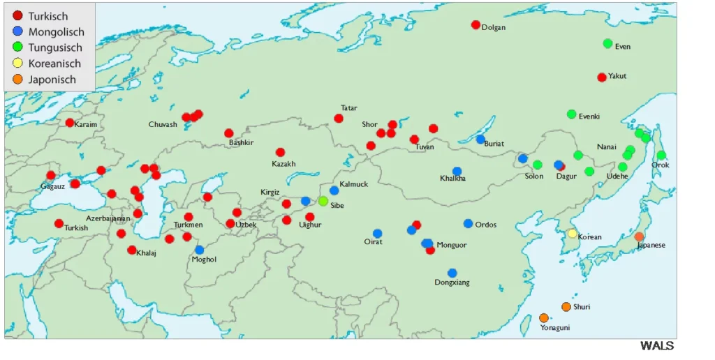 Trans-Avrasya Dillerinin Kökeni ve Dağılımı